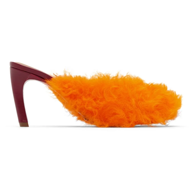 2023 Factory Fur  High Heels Women Sandals Heels