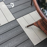 Aucun outil nécessaire Directions simples en 3 étapes pour l'extérieur de la terrasse en faux bois Carreaux de plancher extérieur