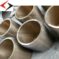 Rouleau perforateur SHINE EAST, rouleau à aiguilles en acier inoxydable, rouleau à pointes, rouleau en acier porcupine pour films et non-tissés