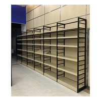 Étagères d'exposition en bois du fabricant, étagère en bois Daiso / Miniso / Nome, étagère de magasin pour supermarché