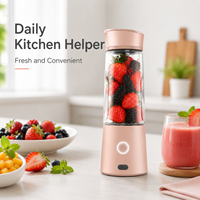 Vente en gros Fashion Painting 7.4V Auroral Purple Rechargeable Personal Mini Size Portable Smoothie Maker Usb Blender