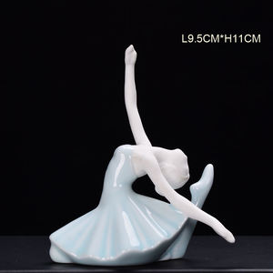 السيراميك امرأة اليوغا نموذج مجردة فتاة اليوغا التماثيل خمر ديكور المنزل الإبداعية هدية ديكور المنزل الحديث - Product Image 4