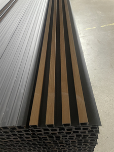 Buona qualità eco-friendly WPC rivestimenti in legno griglie di plastica divano TV sfondo muro di protezione altri materiali da costruzione in plastica - Product Image 6