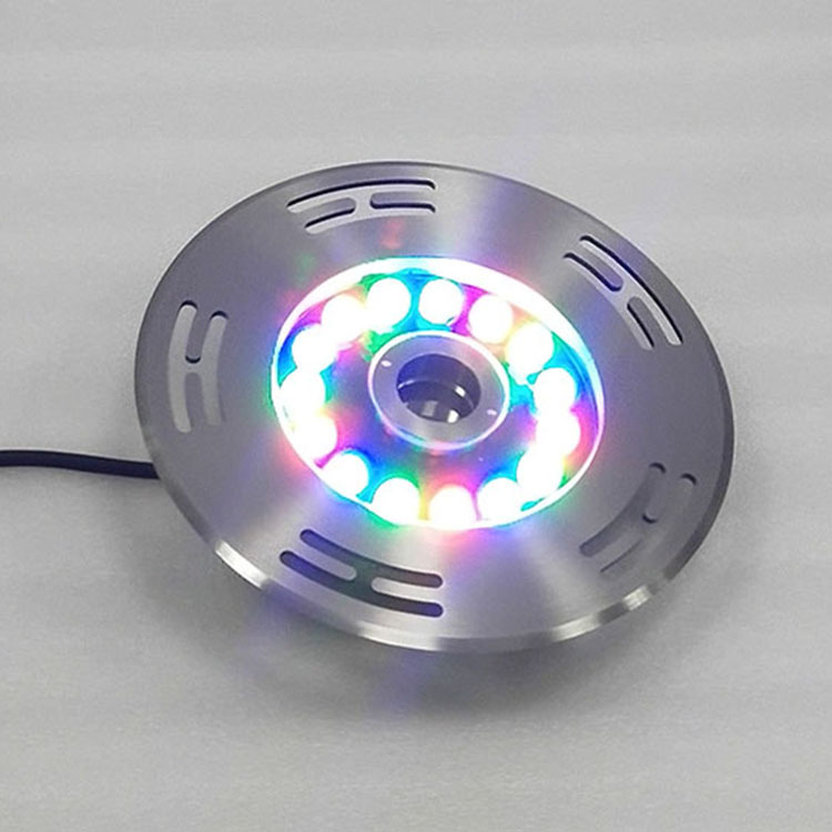 Ip68 RGB 6 Вт 24 Вт подводный свет уличный dmx погружной насос светодиодный под водой фонтан кольцевые сопла свет для маленьких фонтанов