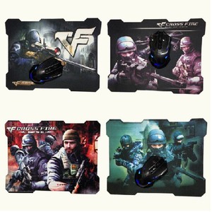 Alfombrilla de ratón para juegos de forma irregular L-18, 250x325x4mm, tela no tóxica para juegos - Product Image 4