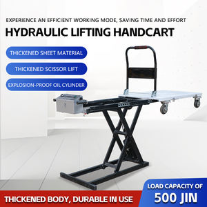 عربة كهربائية محمولة ذاتية التحميل وطاولة رفع مسطحة هيدروليكية كهربائية - Product Image 5