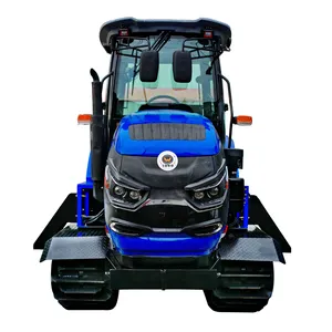 110HP Agricultural rubber crawler tractor for paddy field