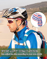 Durags et foulards Do Rag pour hommes, anti-transpiration, rafraîchissants, bandanas, doublures de casque pour le cyclisme et la moto