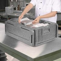 Glacière isotherme pliable 40L 32A étanche en EPP/EPS, personnalisable en usine, OEM/ODM, pour la chaîne du froid et le stockage alimentaire en extérieur