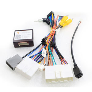 Harness Kabel Stereo Mobil Android Nissan X-Trail 2021 16PIN Adaptor Kabel Daya dengan Kotak Canbus dan Selubung <span class=keywords><strong>PVC</strong></span> untuk Player - Product Image 1