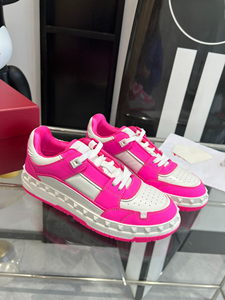 Rivet Thick Sole Color <b>Blocked</b> Board Shoes Women Summer Breathable Cushioning Soft Lightweight Height Increasing Casual - Product Image 4