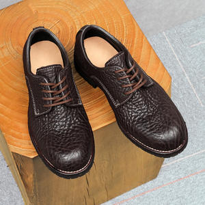 Zapatos de cuero elegantes y transpirables para hombres para fiestas, ropa casual para hombres, zapatos de oficina estilo Oxford - Product Image 3