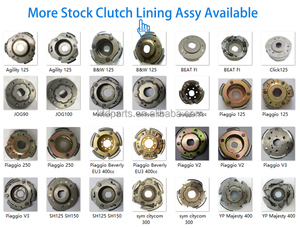 KTD réglable 107mm <span class=keywords><strong>50cc</strong></span> course embrayage Scooter embrayage chaussures poids ensemble pour Piag gio Typhoon <span class=keywords><strong>Fly</strong></span> Liberty Zip 50 - Product Image 3