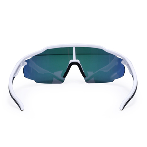 Occhiali <span class=keywords><strong>da</strong></span> Ciclismo HUBO 521 <span class=keywords><strong>Blu</strong></span> e Rossi con <span class=keywords><strong>Lenti</strong></span> Fotocromatiche Polarizzate in Policarbonato - Product Image 5