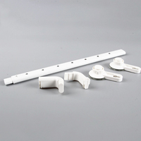 Porte-serviettes rétractable en ABS à ventouse, multifonctionnel et écologique, en plastique