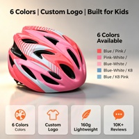 Casque de vélo pour enfants respirant d'été avec protection solaire, résistant à l'eau, léger, antichoc, équipement de sécurité extérieur