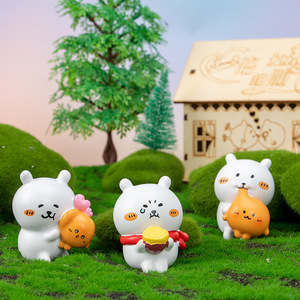 Yu Mo Relax <b>Bear</b> Blind Box Resin Figurine Toy 6pcs Set Creative <b>Cute</b> Desktop Ornament Gift for Kids and Collectors - Product Image 3
