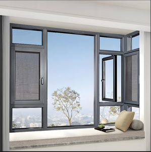 Ventanas de toldo abatibles Resistencia al impacto a prueba de huracanes <span class=keywords><strong>Miami</strong></span> Aluminio Swing Aluminio <span class=keywords><strong>Venta</strong></span> caliente Ventanas - Product Image 3