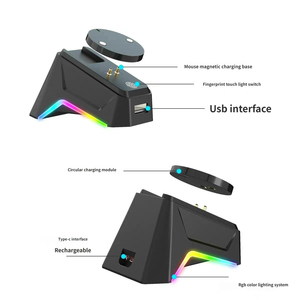 Magnetic <b>USB</b> Docking Station Wireless <b>Mouse</b> Charging Dock Compatible with Logitech Bullshit king G502/G903 - Product Image 3
