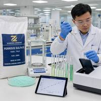 Fabricante de Sulfato de Hierro en China, Capacidad Anual de 50000 MT, ISO