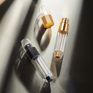 Luxury Refillable <b>Perfume</b> Atomizer Metal Aluminum Acrylic Bottom Filling Fine Mist Spray Portable Travel <b>Bottle</b> Custom Logo - Product Image 6