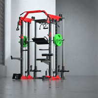 Snode - Accesorio de Polea Vertical (Lat Pulldown) de Acero Soldado Reforzado Todo en Uno para Máquina Smith, para Rutinas Completas de Musculación y Levantamiento de Pesas