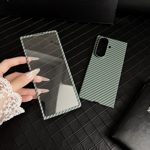 Funda <span class=keywords><strong>de</strong></span> teléfono protectora <span class=keywords><strong>de</strong></span> fibra <span class=keywords><strong>de</strong></span> carbono dura a prueba <span class=keywords><strong>de</strong></span> golpes <span class=keywords><strong>de</strong></span> lujo con funda <span class=keywords><strong>de</strong></span> teléfono <span class=keywords><strong>de</strong></span> vidrio templado magnético para Samsung Galaxy Z Fold <span class=keywords><strong>7</strong></span> - Product Image 2