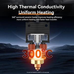 Kit de actualizaciones oficial Creality K1/K1 <span class=keywords><strong>Max</strong></span>/k1c Hotend, bloque de calentamiento de cerámica serie K1, impresoras 3D Hotend integrado Quick-swap N - Product Image 4