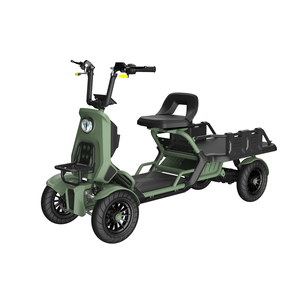 มอเตอร์ไซค์สี่ล้อไฟฟ้าระบบกันสะเทือนล้อขนาด13นิ้วแบตเตอรี่ลิเธียม48โวลต์27AH 500วัตต์ - Product Image 6