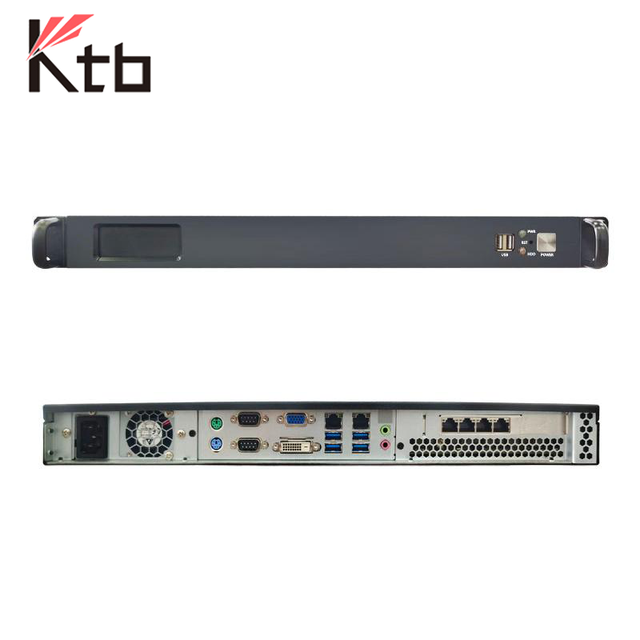 KTB 1010 Custom 1U Rack case Rackmount Chassis 19 Inch 1U Rack Mount Pc Industrial Computer with Fan