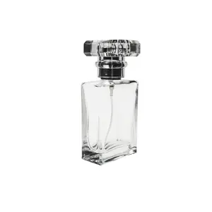 골동품 직사각형 Botol Parfum 50ml 60ml 유리 병 향수 압착 botol 향수 30ml 병 향수 리필