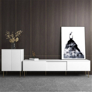 <span class=keywords><strong>Mobile</strong></span> <span class=keywords><strong>TV</strong></span> Moderno Minimalista a Tre Cassetti per Soggiorno, Mobiletto Rettangolare da Terra per Appartamento, Armadio Contenitore per Camera da Letto Matrimoniale - Product Image 4