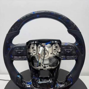 Volant de direction en fibre de carbone forgé sur mesure, accessoires de voiture adaptés à <span class=keywords><strong>Toyota</strong></span> Hilux Revo Fortuner 2011-2018 Innova <span class=keywords><strong>GR</strong></span> <span class=keywords><strong>Sport</strong></span> - Product Image 3