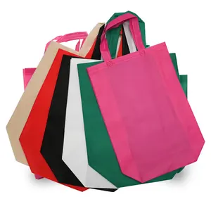 KAISEN grosir tas Tote ramah lingkungan tugas berat dapat digunakan kembali Fashion disesuaikan Logo dicetak tanpa anyaman tas belanja