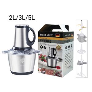 Picadora de Carne Eléctrica Multifuncional de Acero Inoxidable para Uso Doméstico, 2L, 3L, 5L, Marca Sliver Crest - Product Image 1