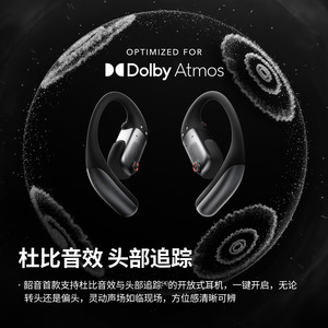 Shokz OpenFit Pro Bluetooth Headphones T010 Ear Hook Style Noise Filtering IPX4 Waterproof Black - Product Image 2