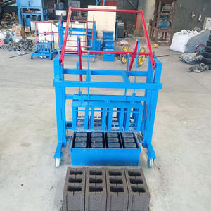 Mesin Pembuat Batu Bata <span class=keywords><strong>Manual</strong></span> Portabel Sistem Interlocking Harga Pabrik Langsung - Product Image 3