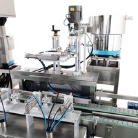 Ligne automatique d'usine capsulage de bouteilles emballage diffuseur de roseaux embouteillage d'huiles essentielles machines de capsulage de remplissage de liquides