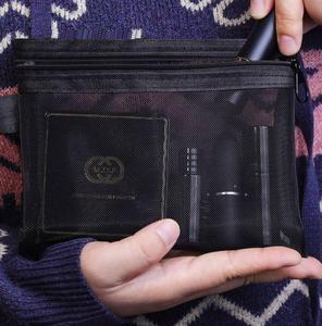 Bolsa de Maquillaje de Malla Premium, Organizador de Viaje, Bolsa de Aseo Portátil, Mini Bolsa de Cosméticos Transparente - Product Image 5