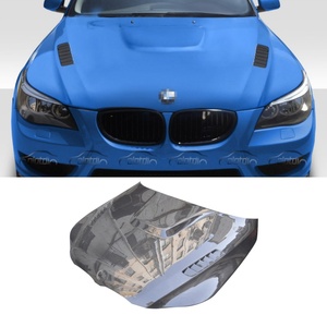 Capot moteur avant en fibre de carbone style V, tuning automobile pour BMW E60 E61 M5 2005-2010 - Product Image 2