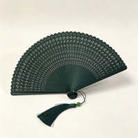 Nouveaux éventails pliants portables en bambou pur, mini éventails à main pour la danse chinoise
