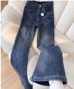 Pantalones vaqueros <span class=keywords><strong>rotos</strong></span> ZZH XZ2132 <span class=keywords><strong>para</strong></span> <span class=keywords><strong>mujer</strong></span>, primavera <span class=keywords><strong>y</strong></span> verano, versión coreana, corte ajustado, pierna pequeña, pantalones versátiles que estilizan - Product Image 3