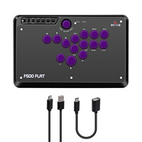 Manette d'arcade à boutons multiples MayFlash F500 FLAT pour PS4, PS3, Switch, Xbox One, Xbox 360, Xbox Series S/X, PC