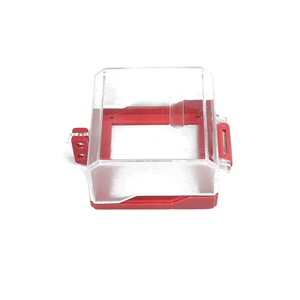 Bozzys Nút chuyển đổi khóa bao gồm nhựa thủy tinh trong suốt nhựa PC nhựa 2 gói dễ dàng để khóa và sử dụng để ngăn chặn misopearation - Product Image 1