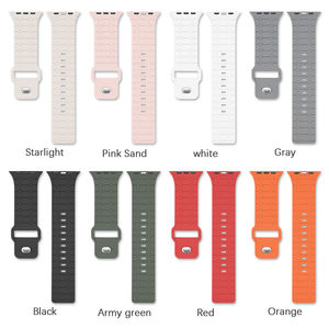 Design coloré 38mm à 49mm <span class=keywords><strong>Bracelet</strong></span> de montre pour Iwatch Silicone ultra souple étanche en Silicone souple pour <span class=keywords><strong>bracelet</strong></span> <span class=keywords><strong>Apple</strong></span> <span class=keywords><strong>Watch</strong></span> - Product Image 3