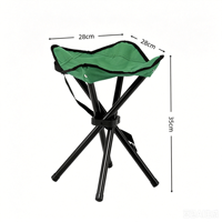 Tabouret pliant ultra-léger à quatre pieds, chaise de jardin, chaise de pique-nique, chaise en fer, chaise en métal Oxford, chaise de camping en plein air, chaise décontractée pour la pêche
