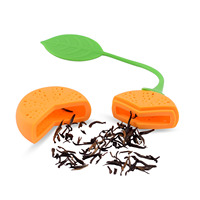 Infuseur à thé en silicone en forme de citron, de qualité alimentaire sans BPA, ml