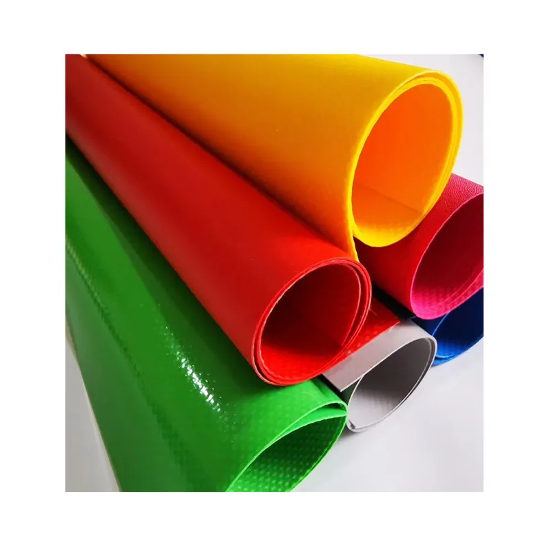 600g/m2 wasserdichte PVC-beschichtete Polyester-Plane Stoff rolle Hersteller Hersteller