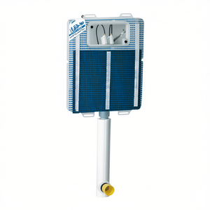 Cisterna empotrada Idea Blu de 4.5 litros con tubería y válvula para instalación en pared - Product Image 3