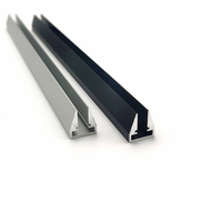 Profilé linéaire LED YG-1314 pour porte en verre de salle de bain, profilé en aluminium en forme de U pour porte en verre